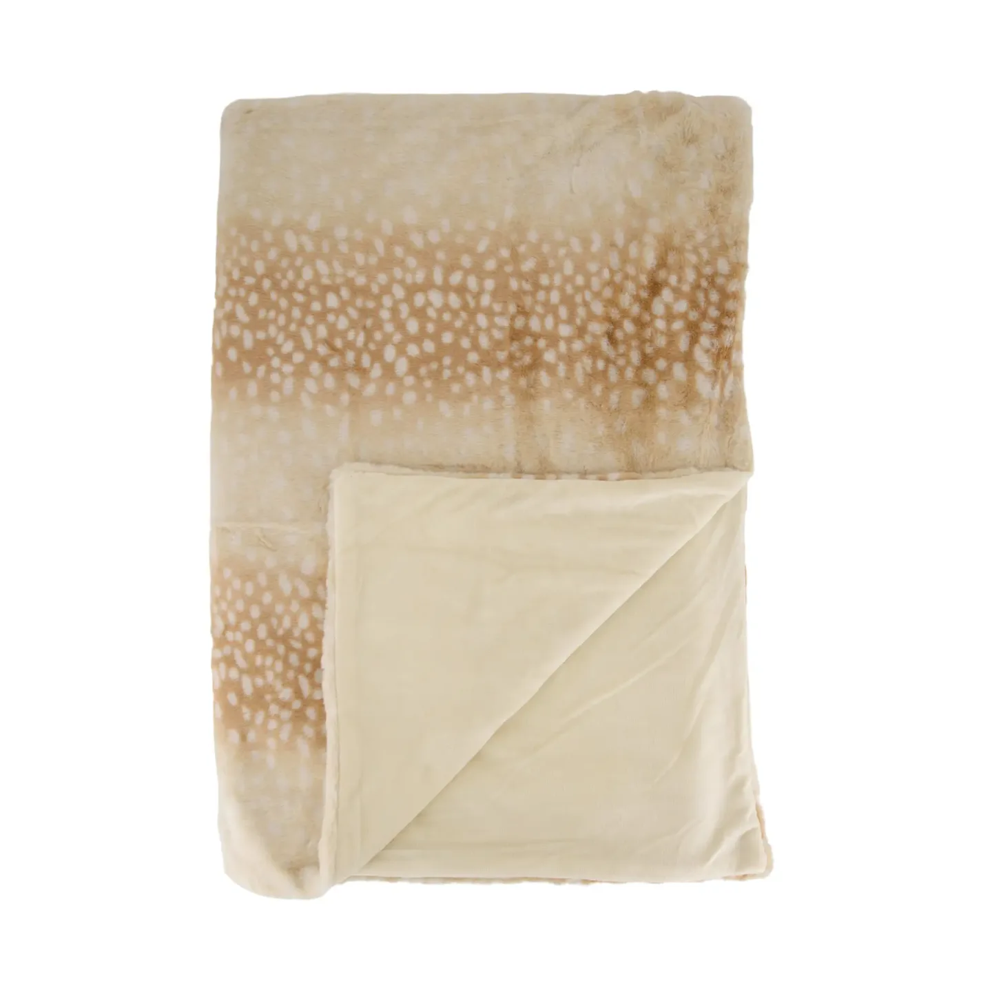 Decofinder Plaid Hirschfell, Creme | Schubiger Möbel