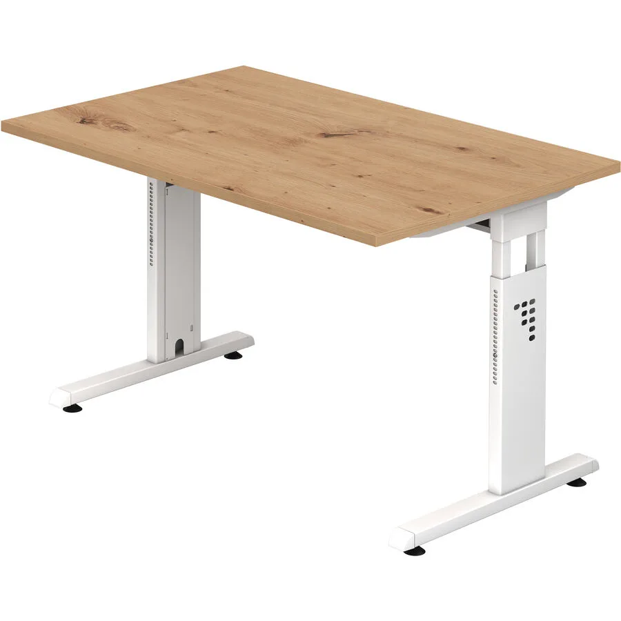 Schreibtisch Office Asteiche Holzwerkstoff B 120 T 80 cm