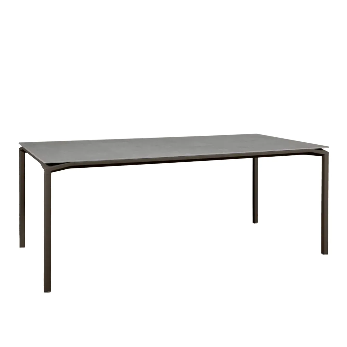 Fermob - Calvi, Mineral Table 195 x 95 cm - Tonka, Kreta - Matbord utomhus - Brun,Grå - Metall
