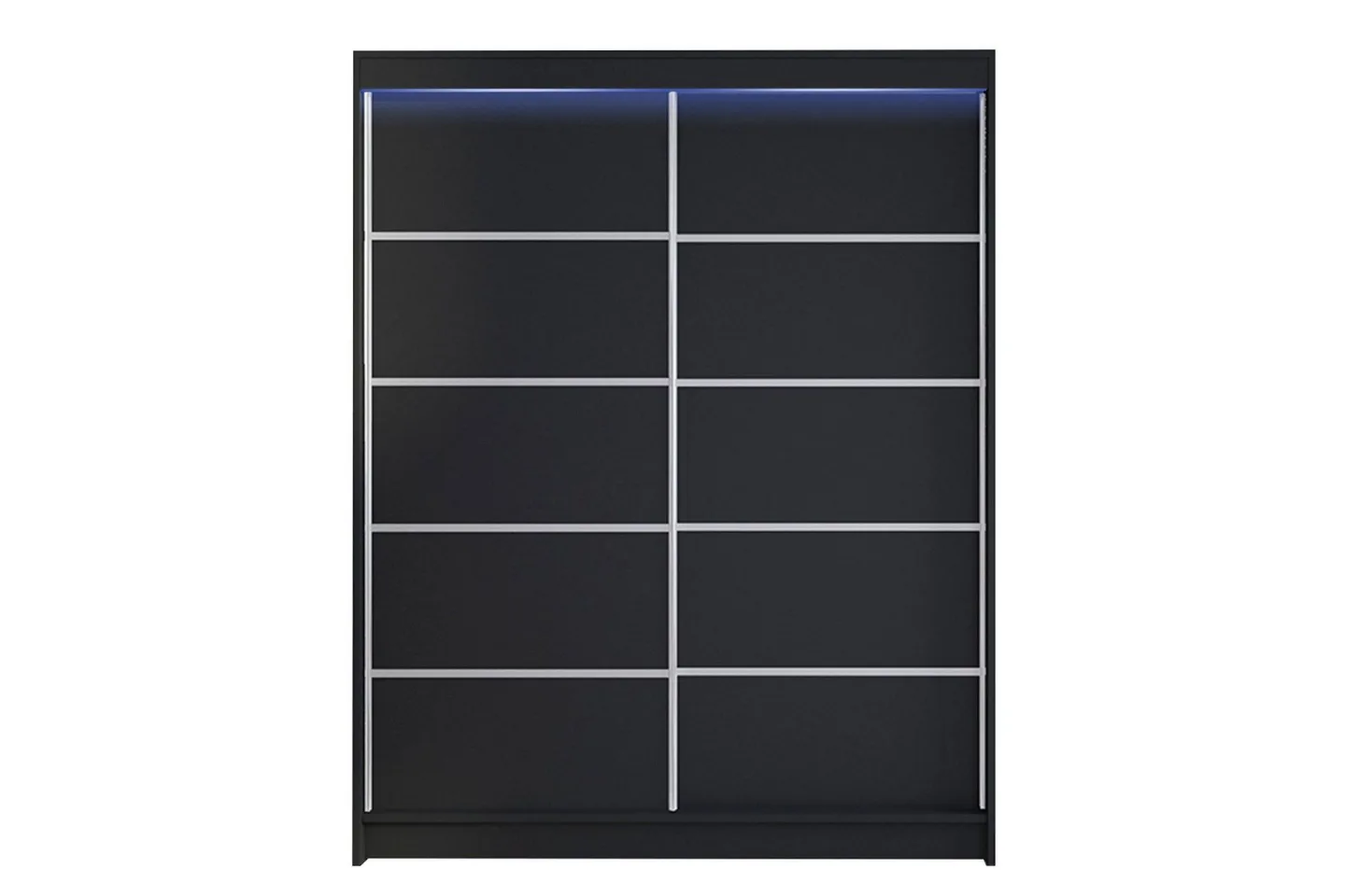 Pickering Garderob 150x200 cm - Svart