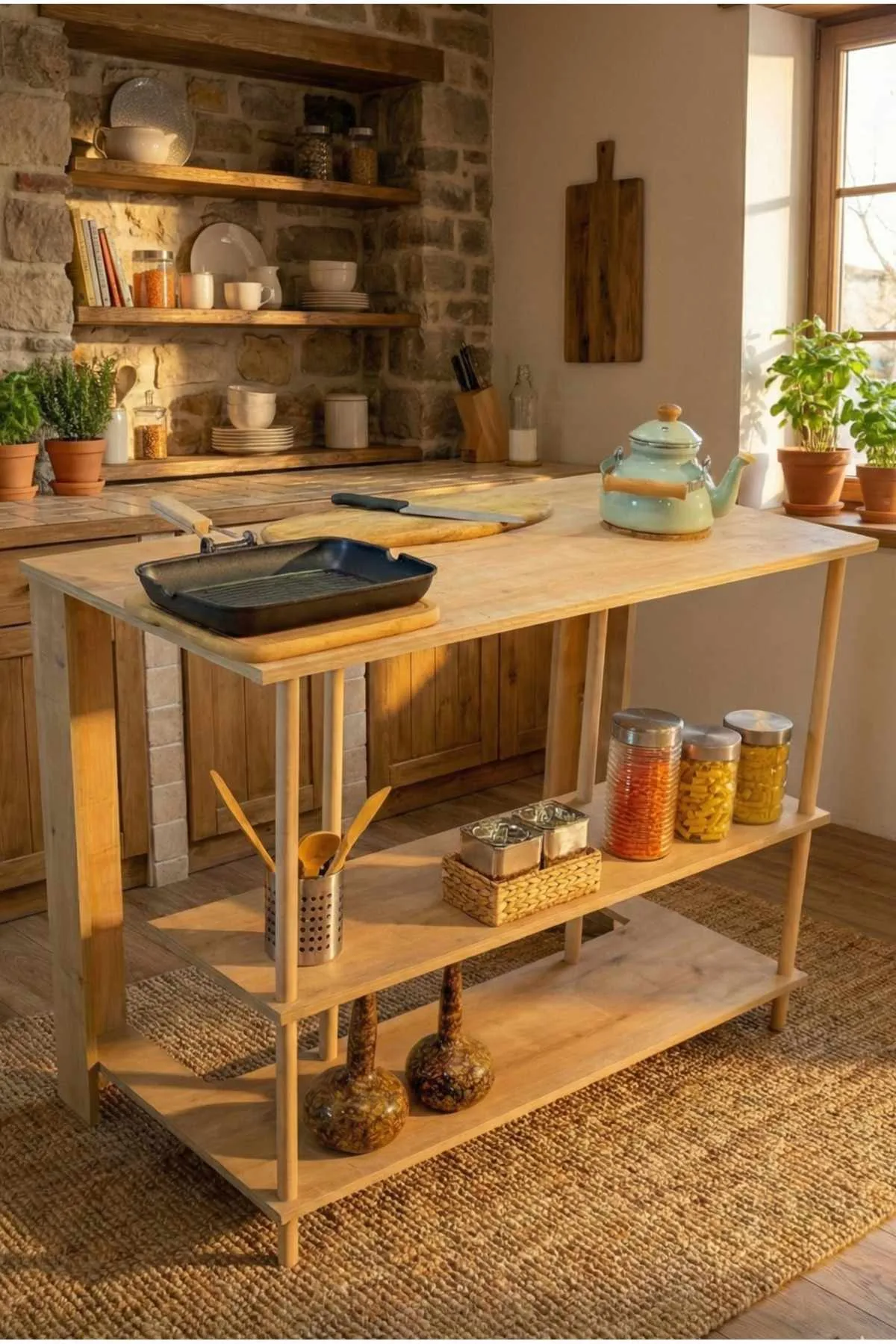 Belvo Köksö 120x89,5x60 cm - Sapphire Oak