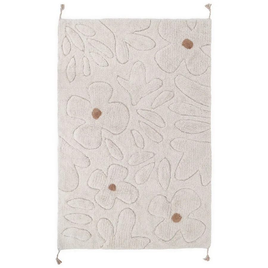 Teppich Kevinio Beige Baumwolle 180 cm 120 cm