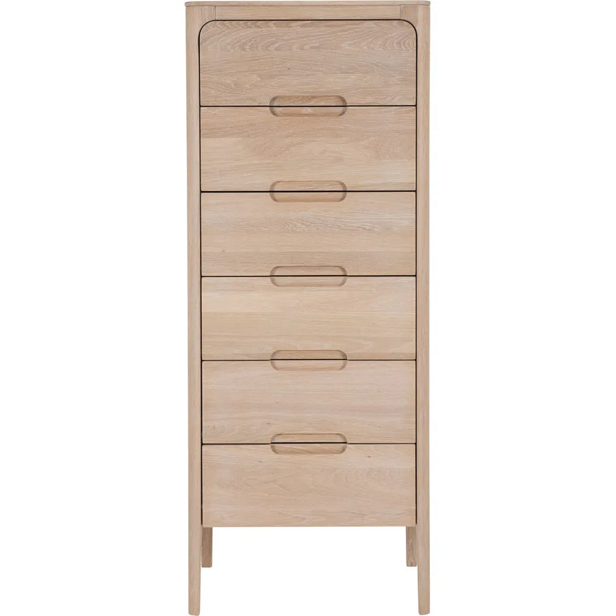 Sideboard Lund Natur Eiche B 48 H 121 cm