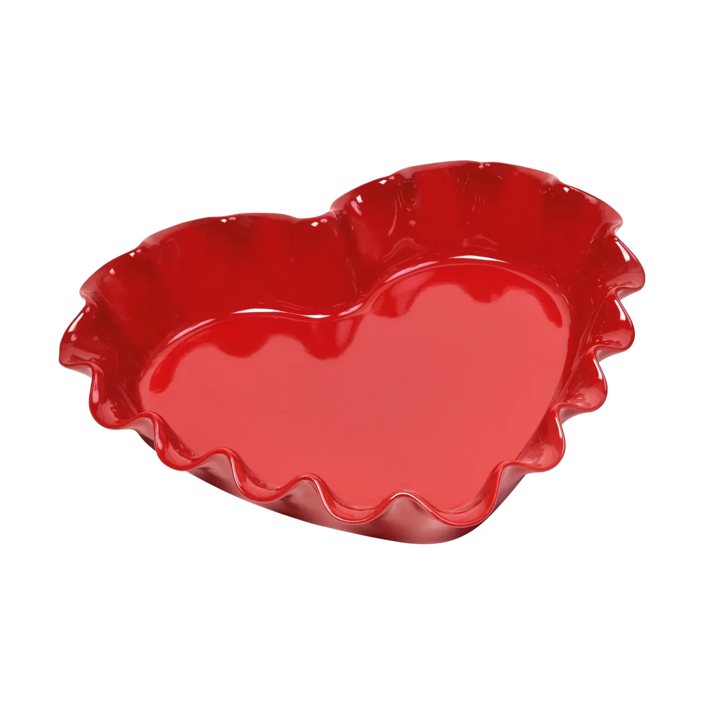 Emile Henry Emile Henry Pajform Herz 1,5 L Rot