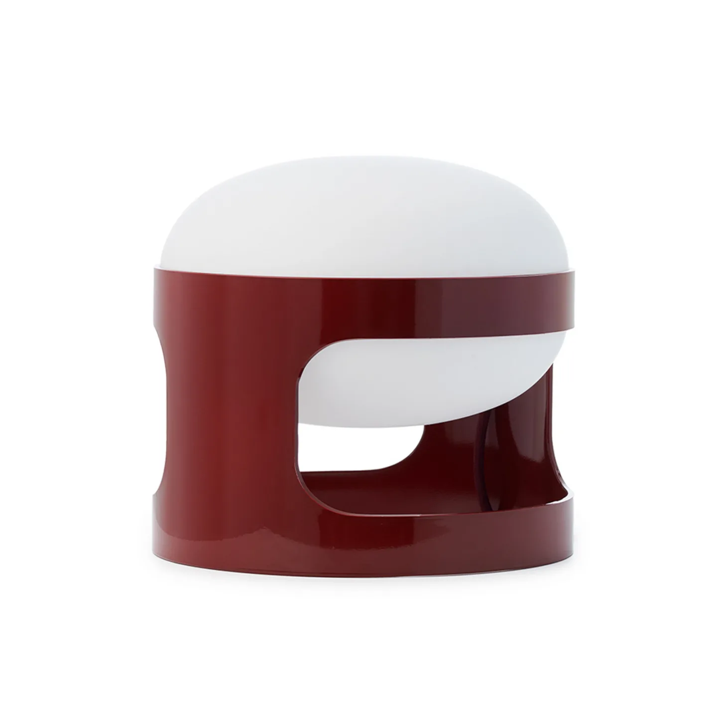 KD28 Tischleuchte, dunkelrot, Höhe 23 cm - Kartell K28 - Wohnzimmer - Design - Kunststoff - Einflammig