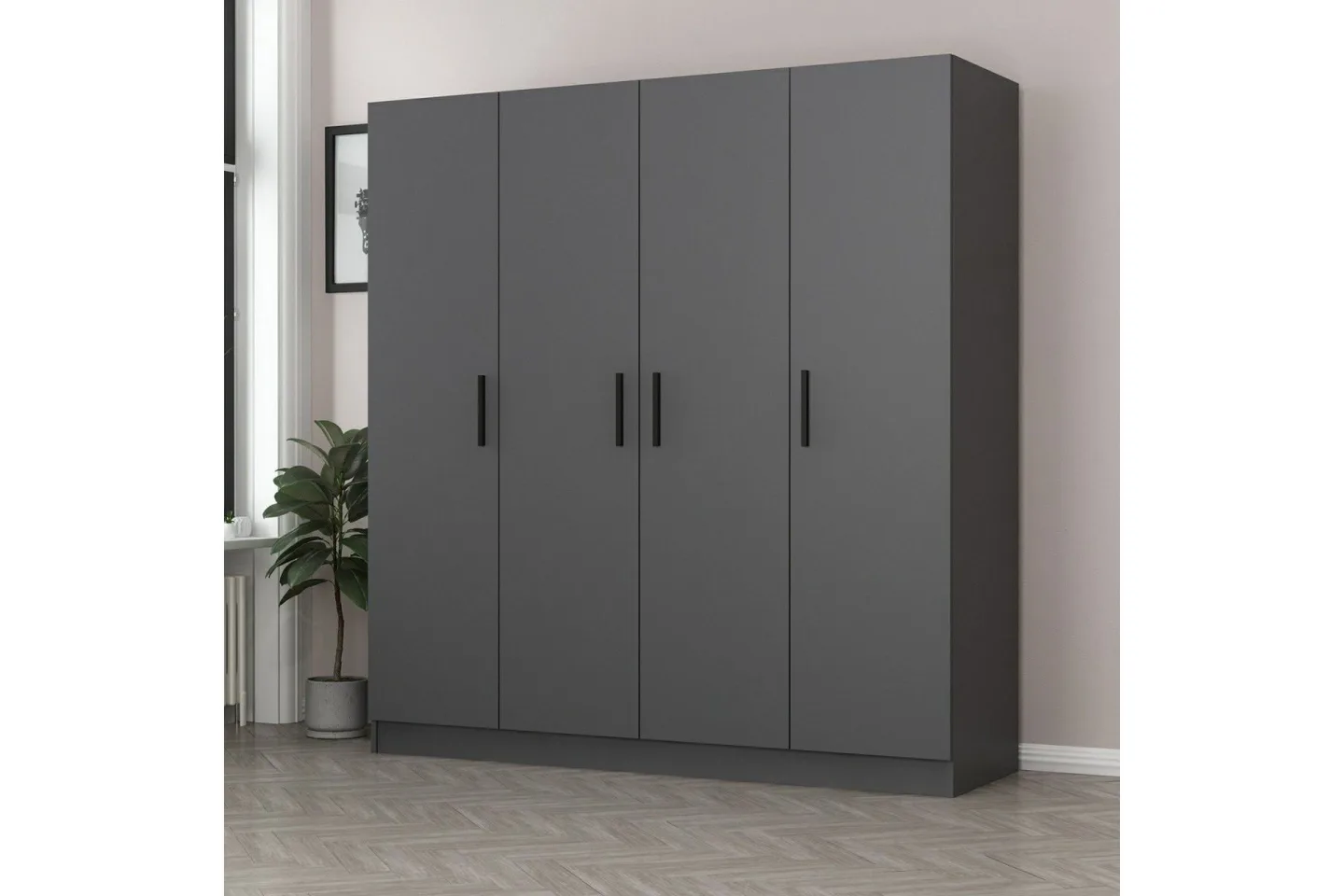 Fruitland Garderob 180 cm - Antracit