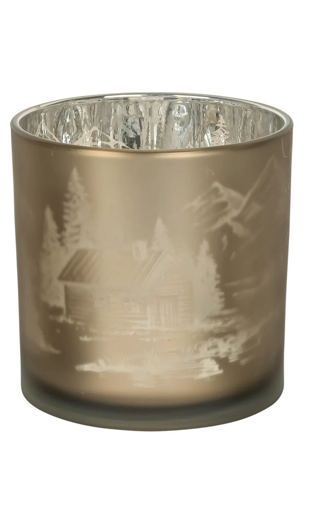 Decofinder Windlicht Schwedenland, Aluguss, Silber Grau | Schubiger Möbel