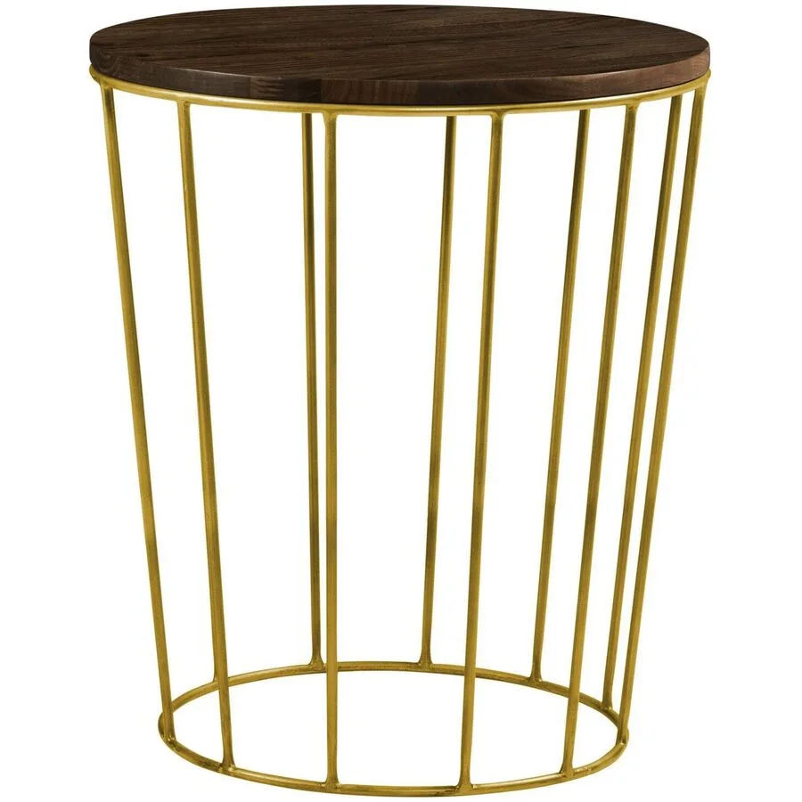 Hasena Nachttisch Keziea Bronze, Braun Nussbaum, Metall B 45 H 52 cm