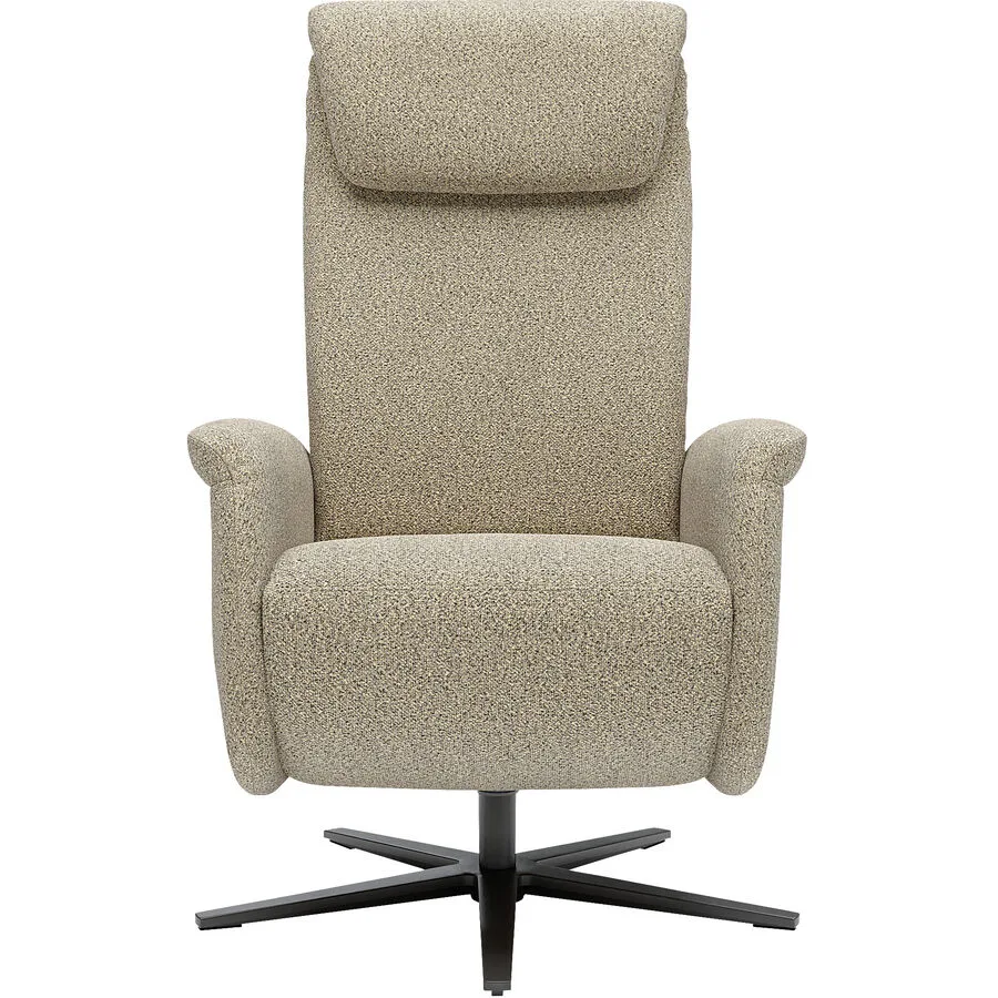 Relaxsessel Step Sessel Beige Stoff 75 cm 91 cm