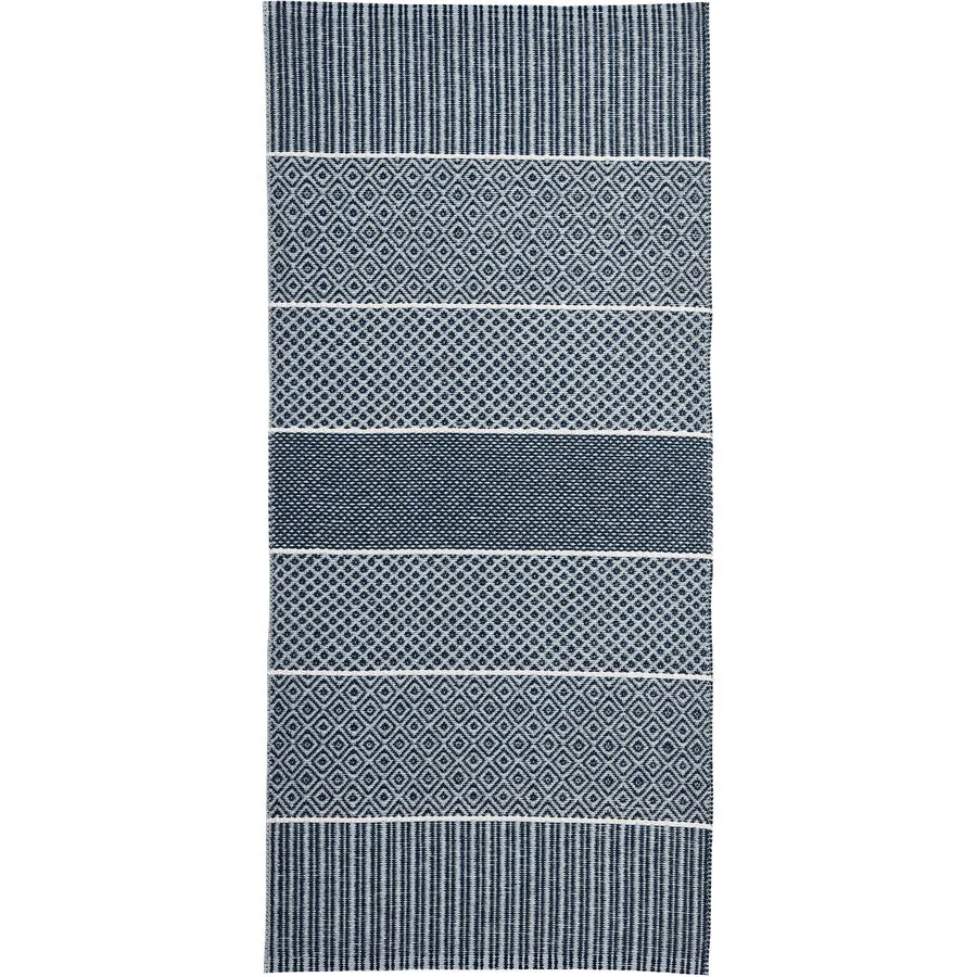 HORREDSMATTAN Outdoor-Teppich Alfie Blau 150 cm 200 cm - Material: PVC - Outdoor-Teppich