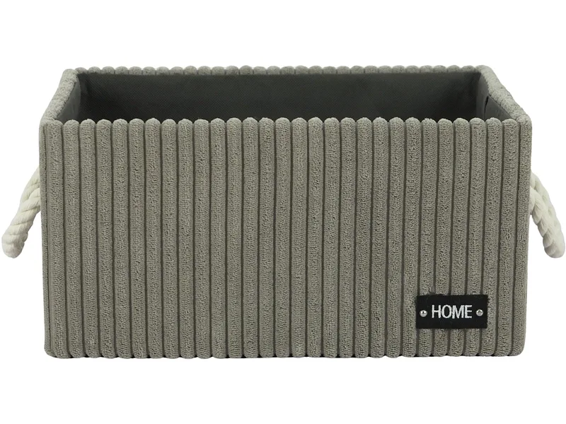 Aufbewahrungskorb HAMPER grau 23.5x33.5x16.5cm