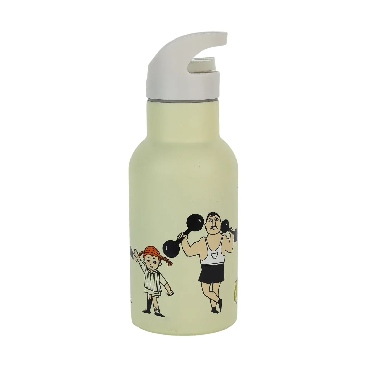 Rätt Start Pippi Circus Wasserflasche 34 cl Gelb