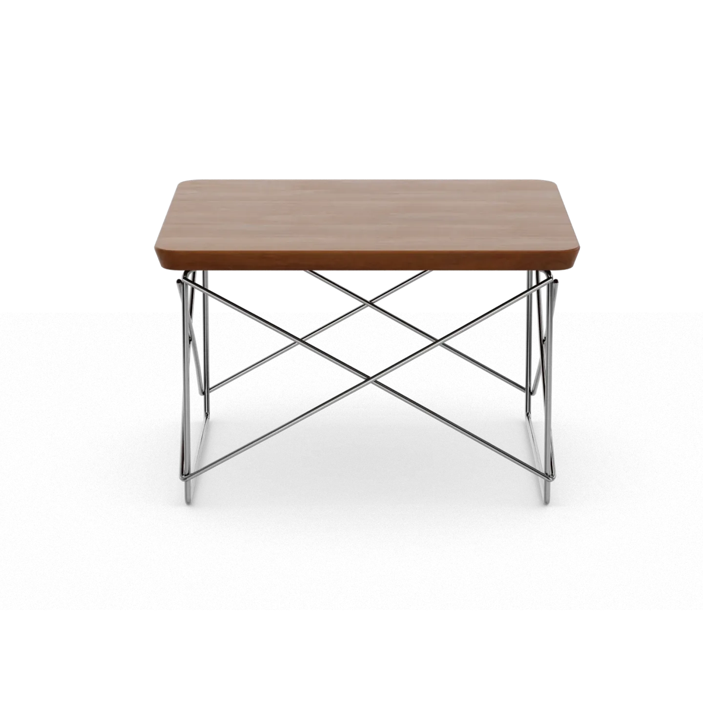 Vitra LTR occasional table sidobord Dark walnut-stainless steel
