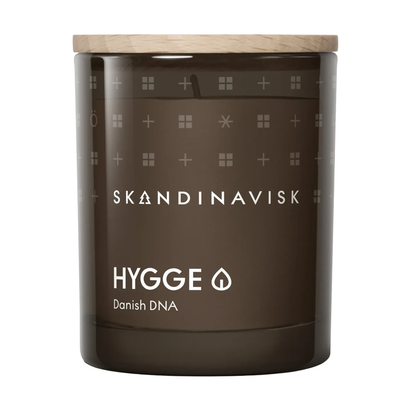 Skandinavisk Hygge doftljus med lock 65 g