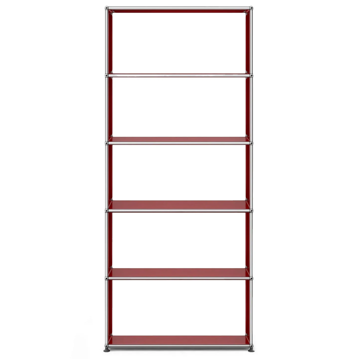 USM - USM Haller 108 Shelving USM Ruby Red - Hyllor & Hyllsystem - Fritz Haller & Paul Schärer - Röd - Metall