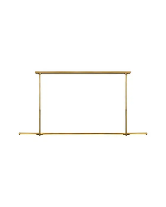 Axis Linear Pendant Antique Brass Large
