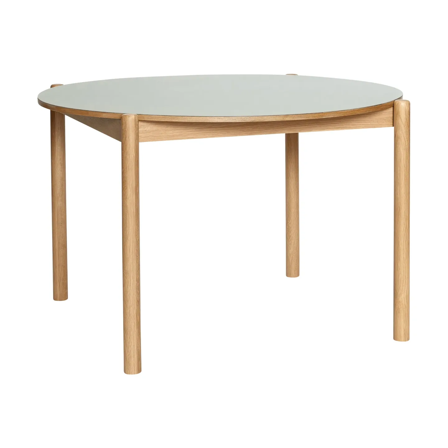 Hübsch Oblique Esstisch Grey, Ø126 cm