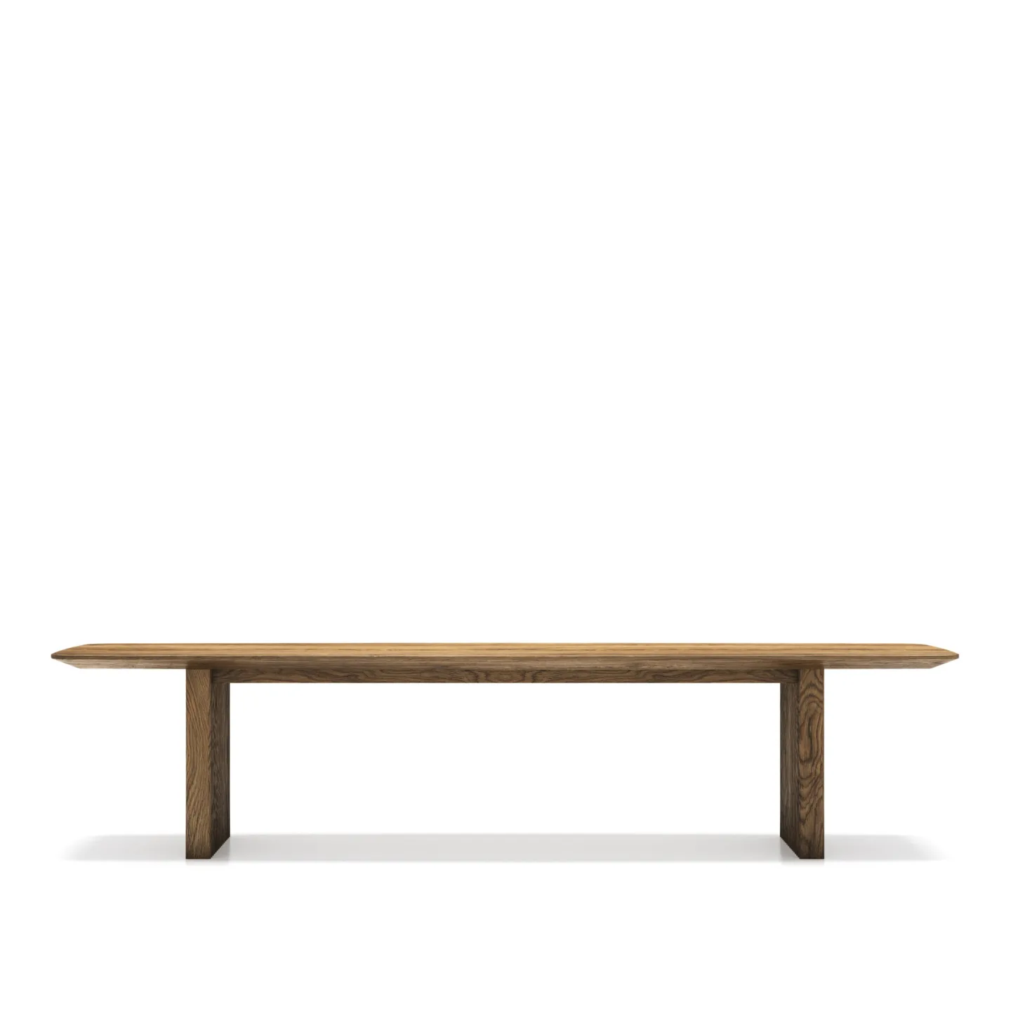 Dk3 - Ten Bench L180 x W42 x H45 cm Smoked oak - oil - Pallar - Christian Troels and Jacob Plejdrup - Brun - Trä