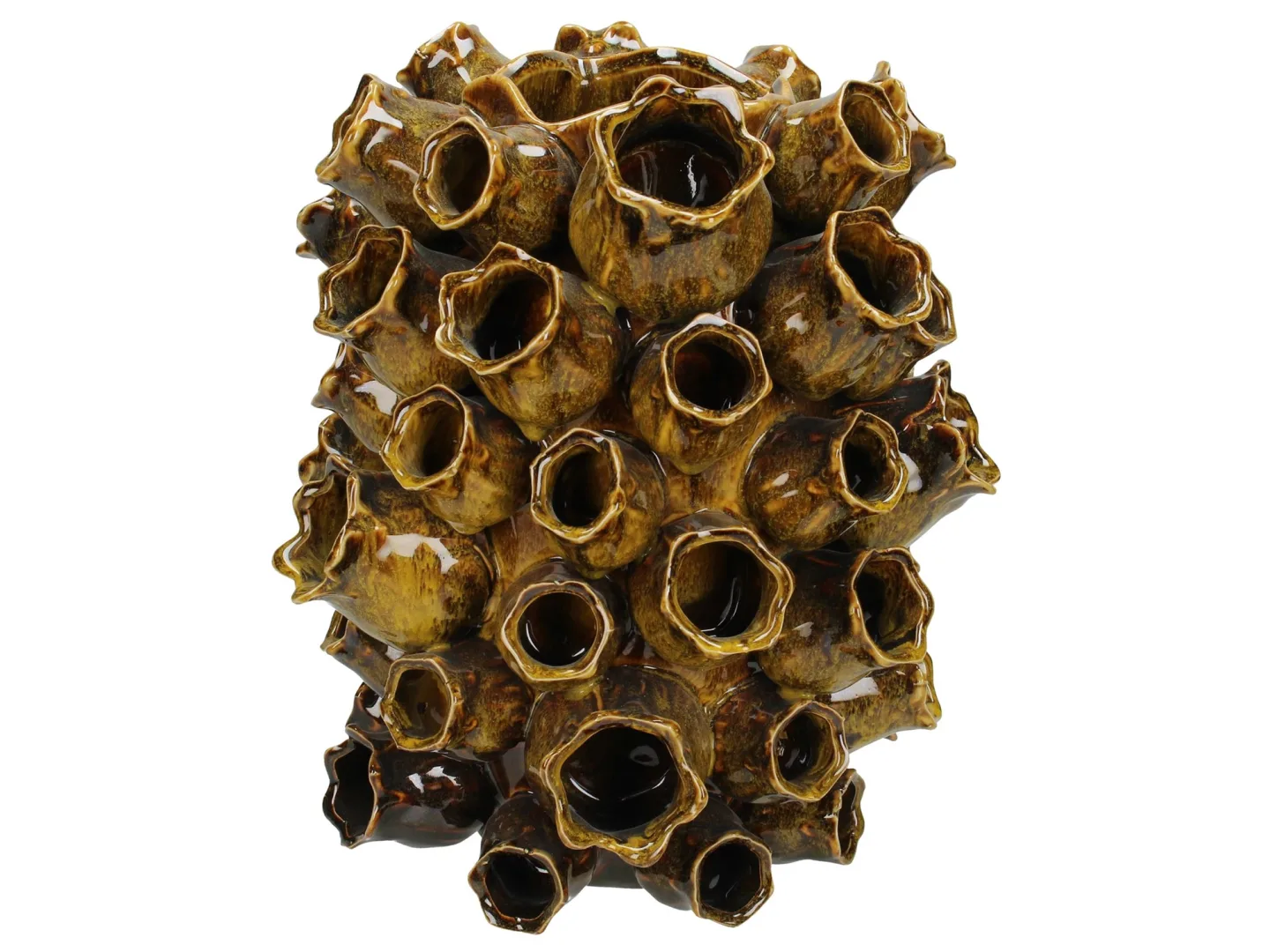 Kersten Vase Keramik Senfgelb B: 27 cm | Schubiger Möbel