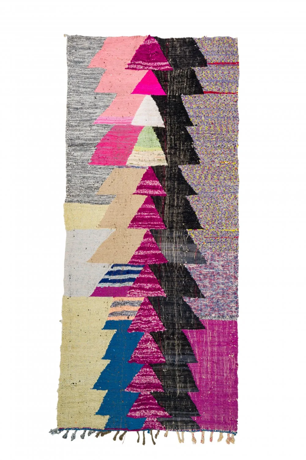 Marokkansk Boucherouite-teppe 125 x 290 cm (Størrelse: 125 x 290 cm)