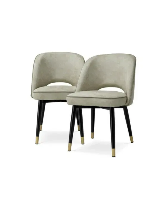 Cliff Dining Chair Mayer Silver Set of 2