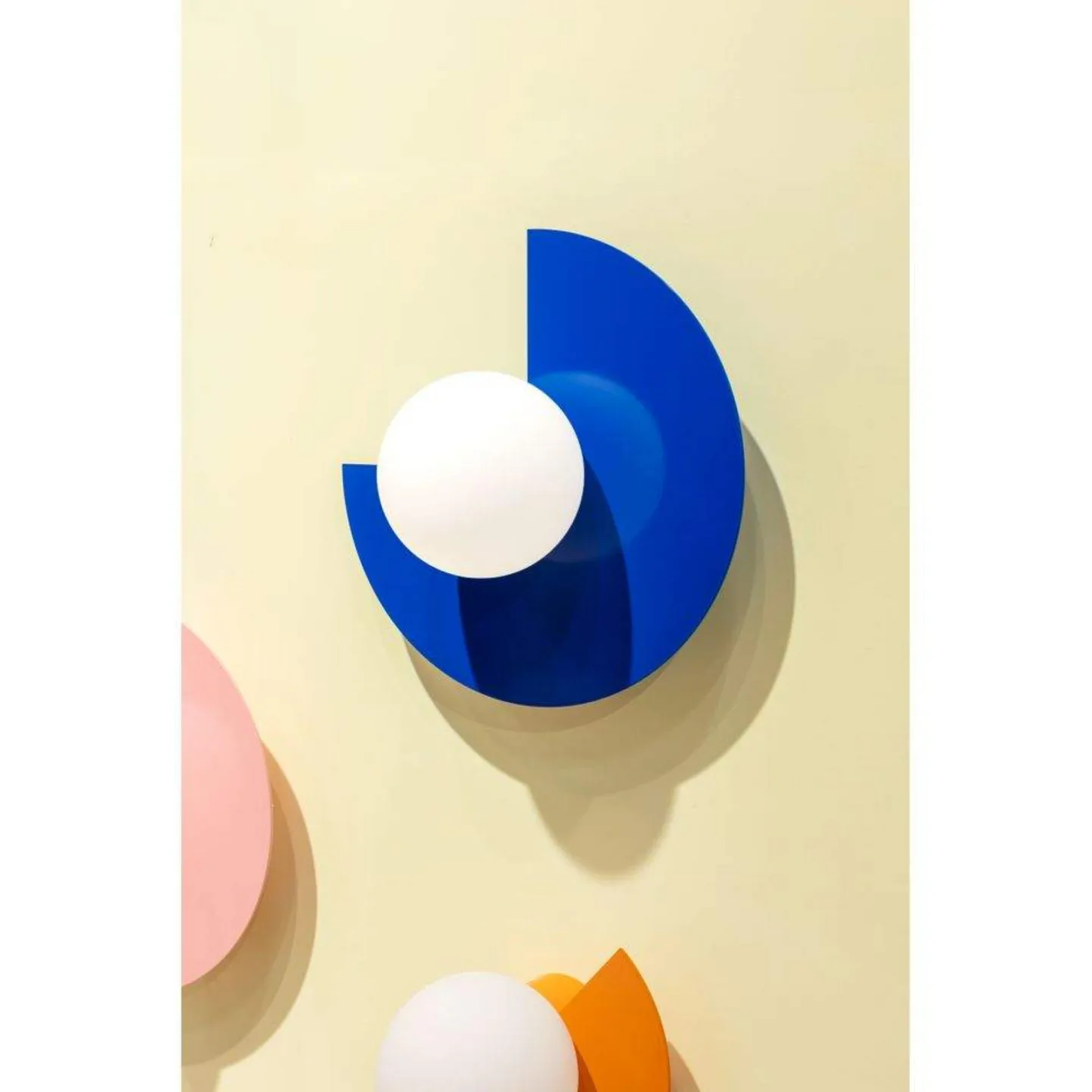 Candy Big Circle 270 S Wandleuchte, blau - Swedish Ninja - Wohnzimmer - Metall