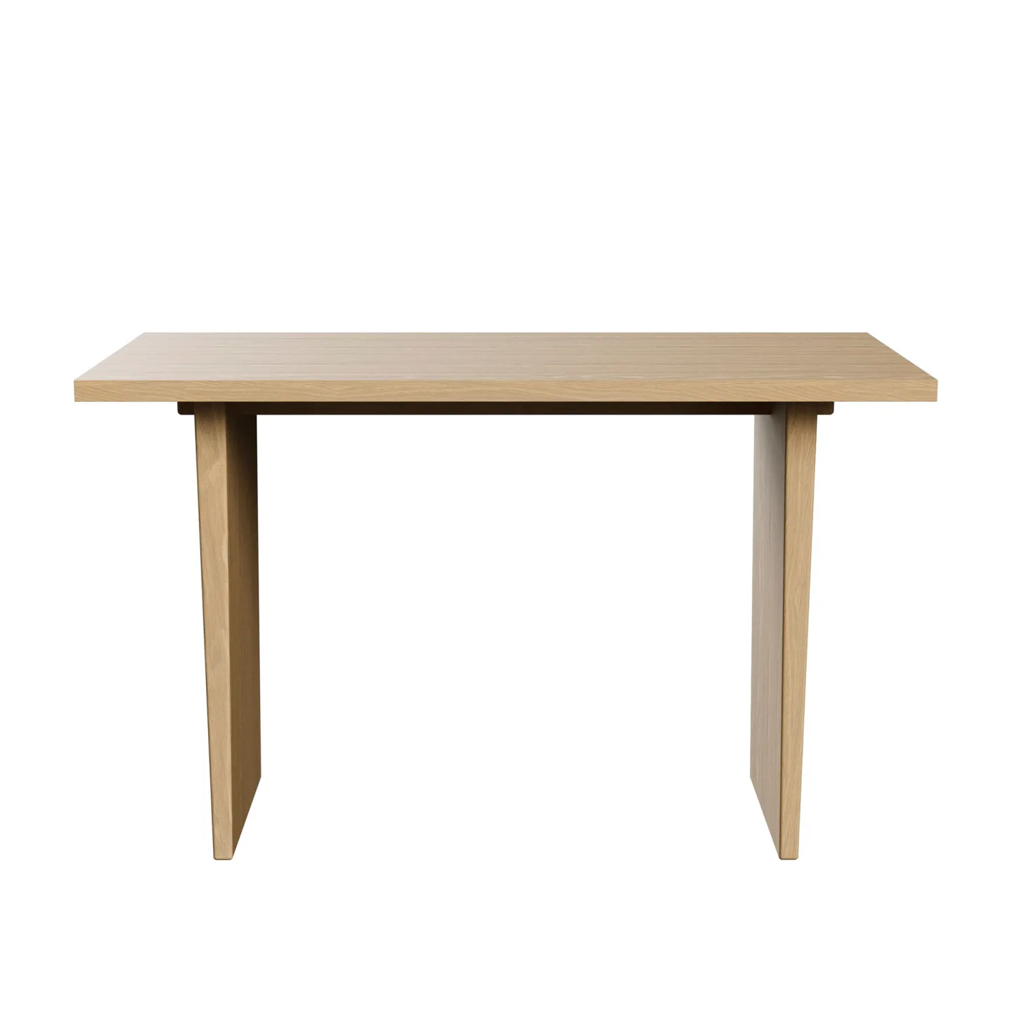 Gubi - Private Desk Light Stained Oak Veneer - Skrivbord - Space Copenhagen - Träfärgad - Trä