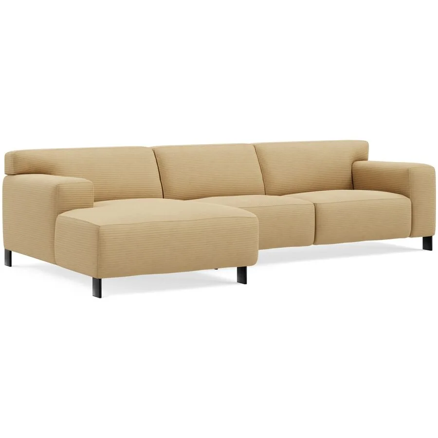 Ecksofa Vada Rechts Stoff senf B 301 T 160 cm - Möbel Konfigurator: Traummöbel individuell zusammenstellen
