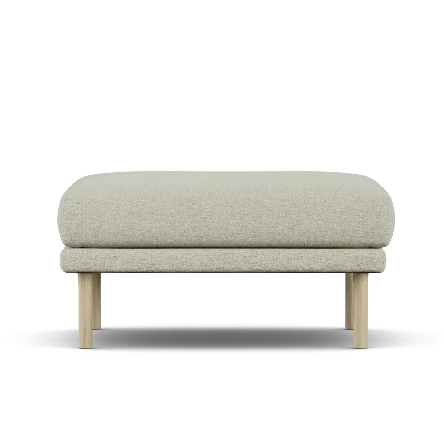 1898 Sjövik Fußhocker Luiza Beige 3981-Eiche weiß geölt