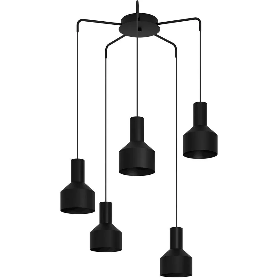 Eglo Pendellampe Casibare Schwarz Stahl 71 cm 150 cm