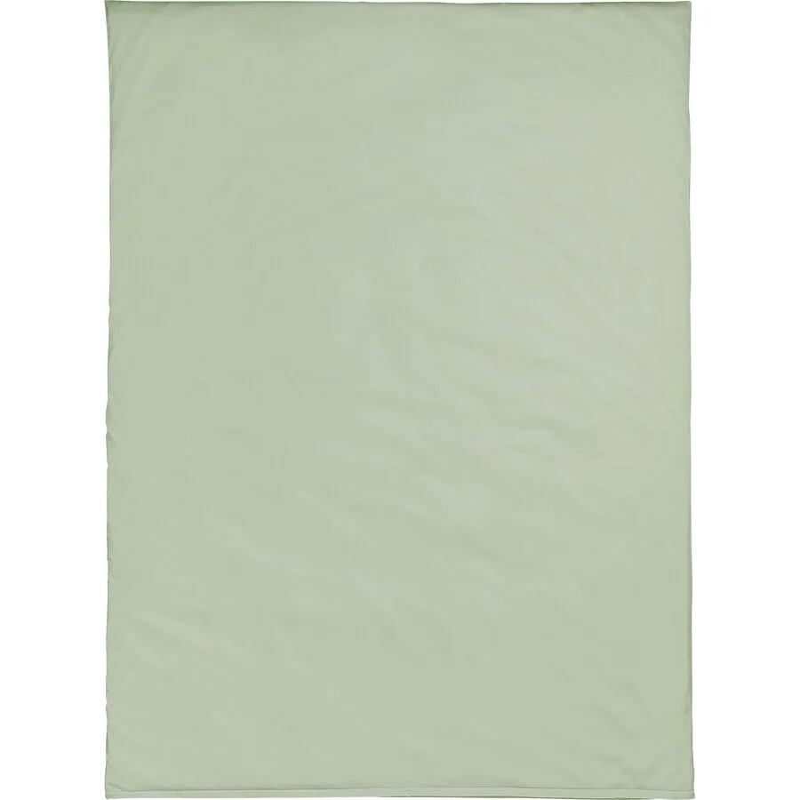 Duvetbezug Kos moosgrün Einfarbig Satin 200 x 210 cm