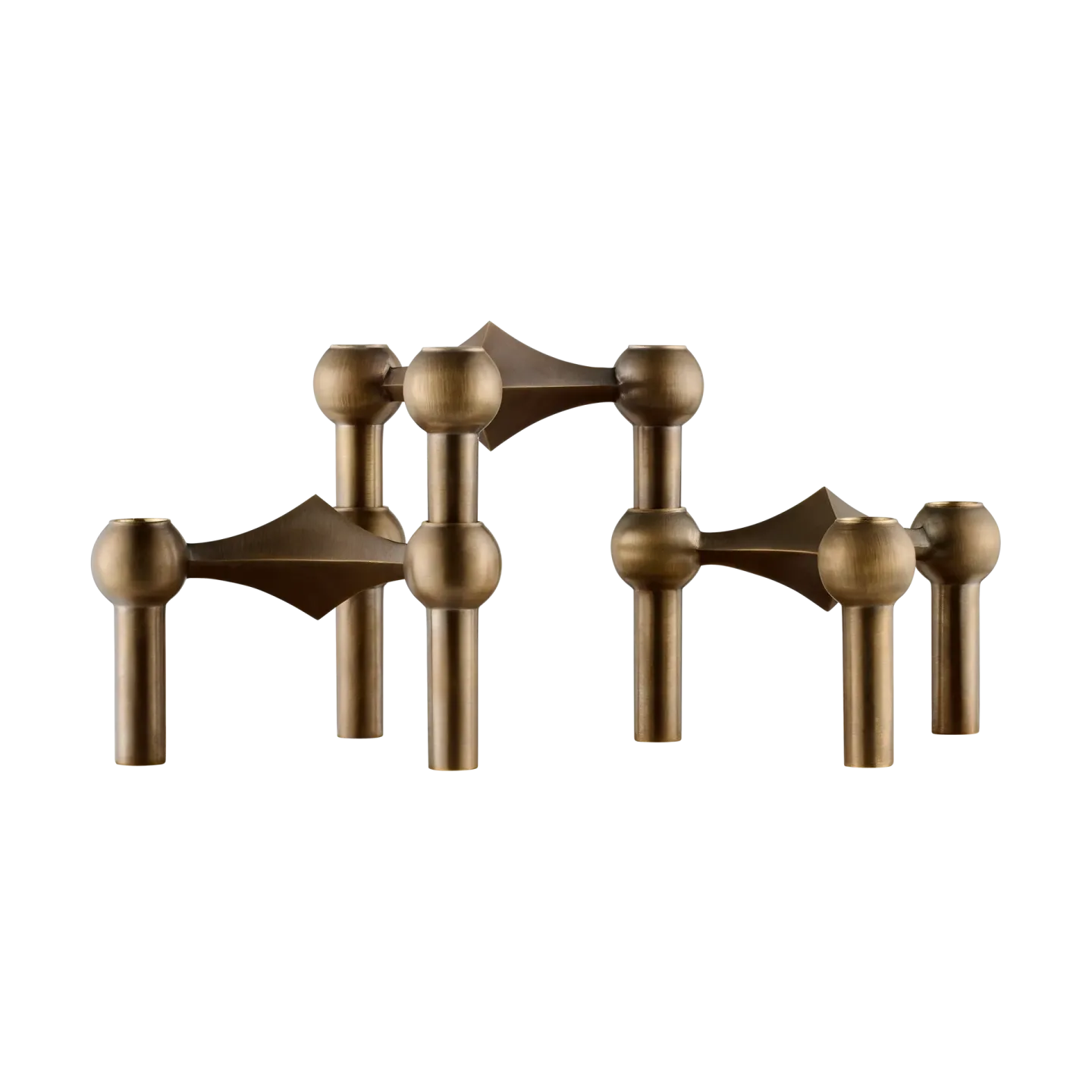 STOFF Nagel STOFF Nagel Kerzenhalter 3er-Pack Bronzed brass