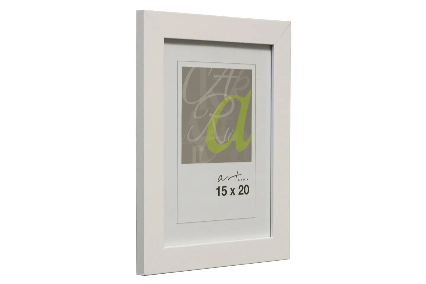 Trendline Tavelram MDF 15x20 cm - Vit