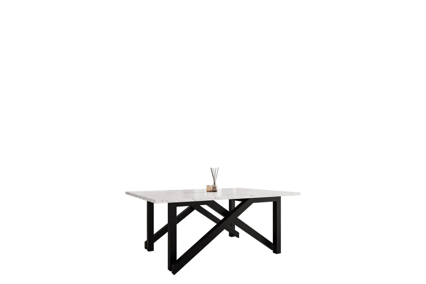 Seyloren Soffbord 100 cm - Vit/Svart