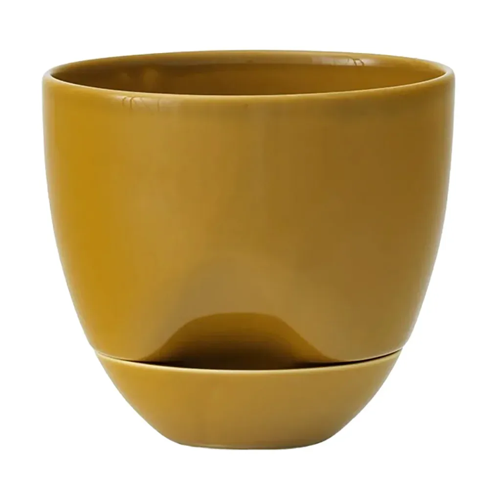 Audo Copenhagen Hydrous kruka Ø12 cm Ochre