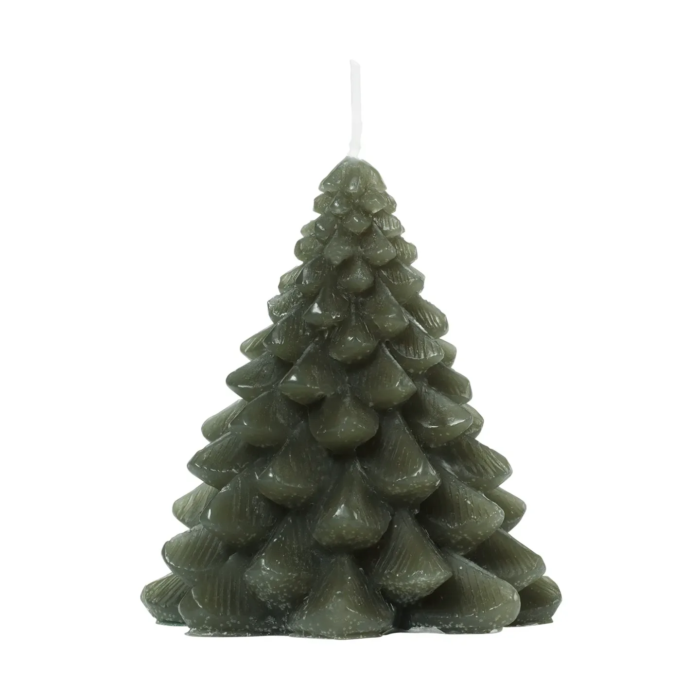 Broste Copenhagen Granny Christmas tree ljus Ø9x10 cm Grape Leaf Green