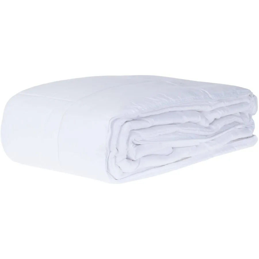 Duvet COCON Weiss Baumwolle/Bambus B 160 cm Bambus/Polyester