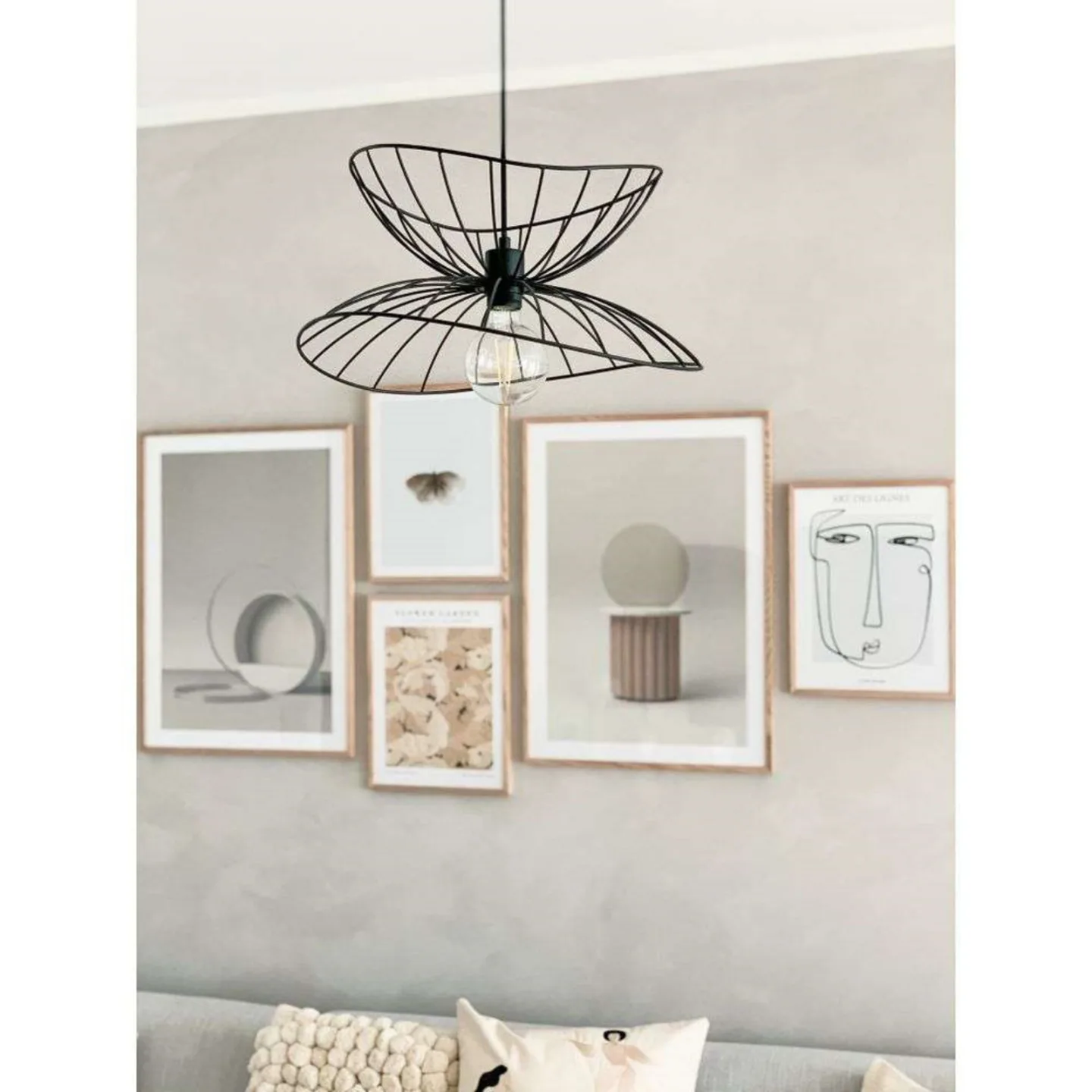 Ray 45 Pendelleuchte Black - Globen Lighting - Esszimmer - Modern - Metall - Einflammig