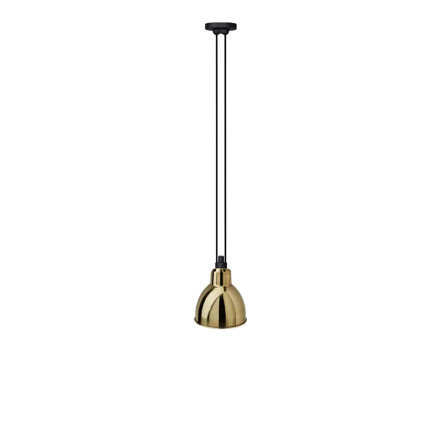 DCWéditions - Les Acrobates De Gras 322 L Round Brass - Pendellampor - Bernard-Albin Gras - Guld