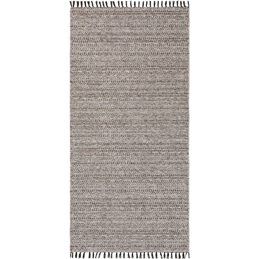 HORREDSMATTAN Teppich Tova grau Gefleckt/Meliert Polyester/Baumwolle 70 x 250 cm