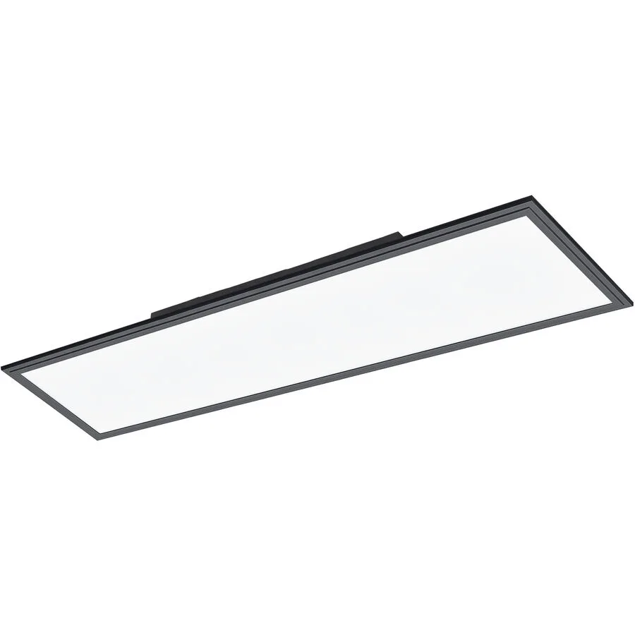 Eglo Deckenlampe Salobrena 1 Schwarz Aluminium/Stahl 30 cm 5 cm - LED - Lichtfarbe: Helles Neutralweiss - LED Energiesparlampen