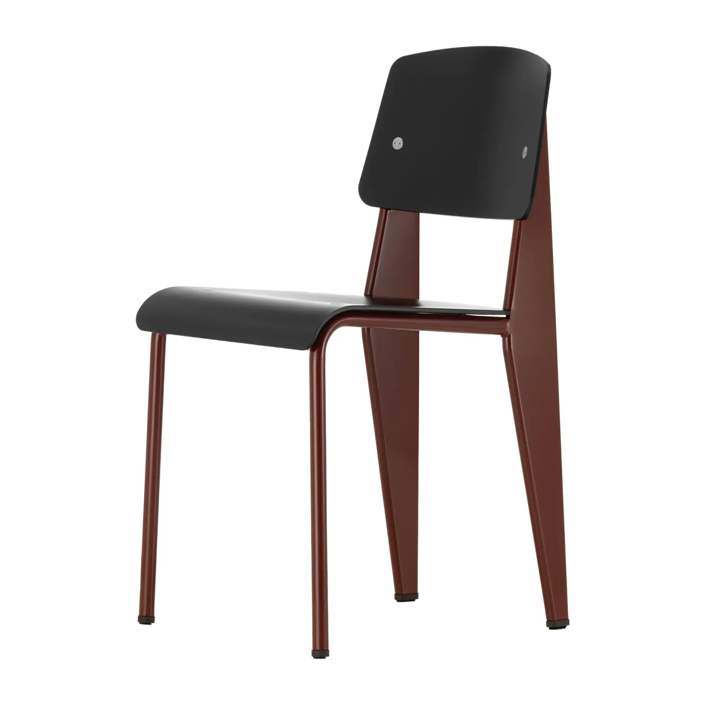 Vitra Standard SP stol Deep black-Japanese red