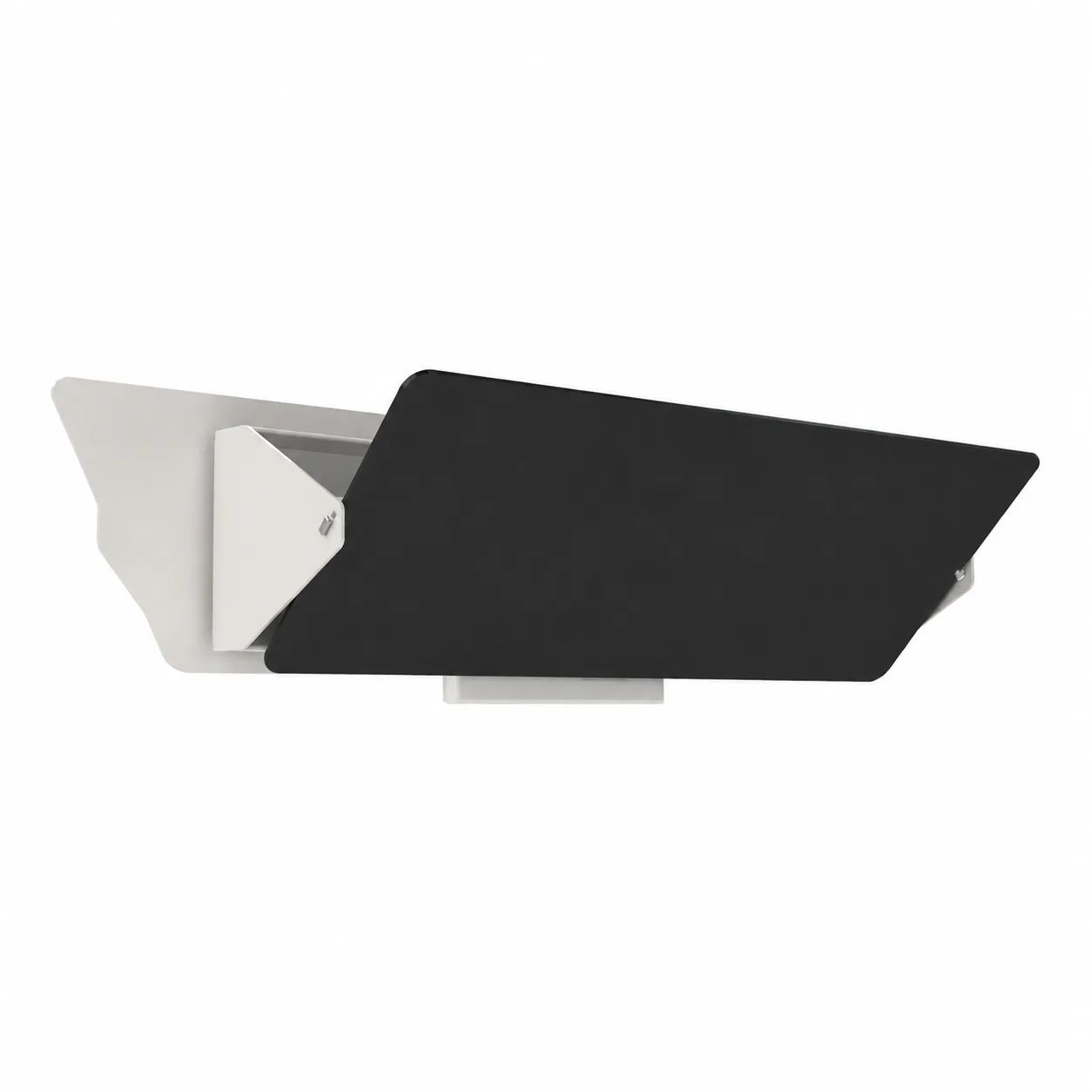 Nemo Lighting - Applique À Volet Pivotant Double vägglampa svart - Vägglampor - Charlotte Perriand - Svart - Metall