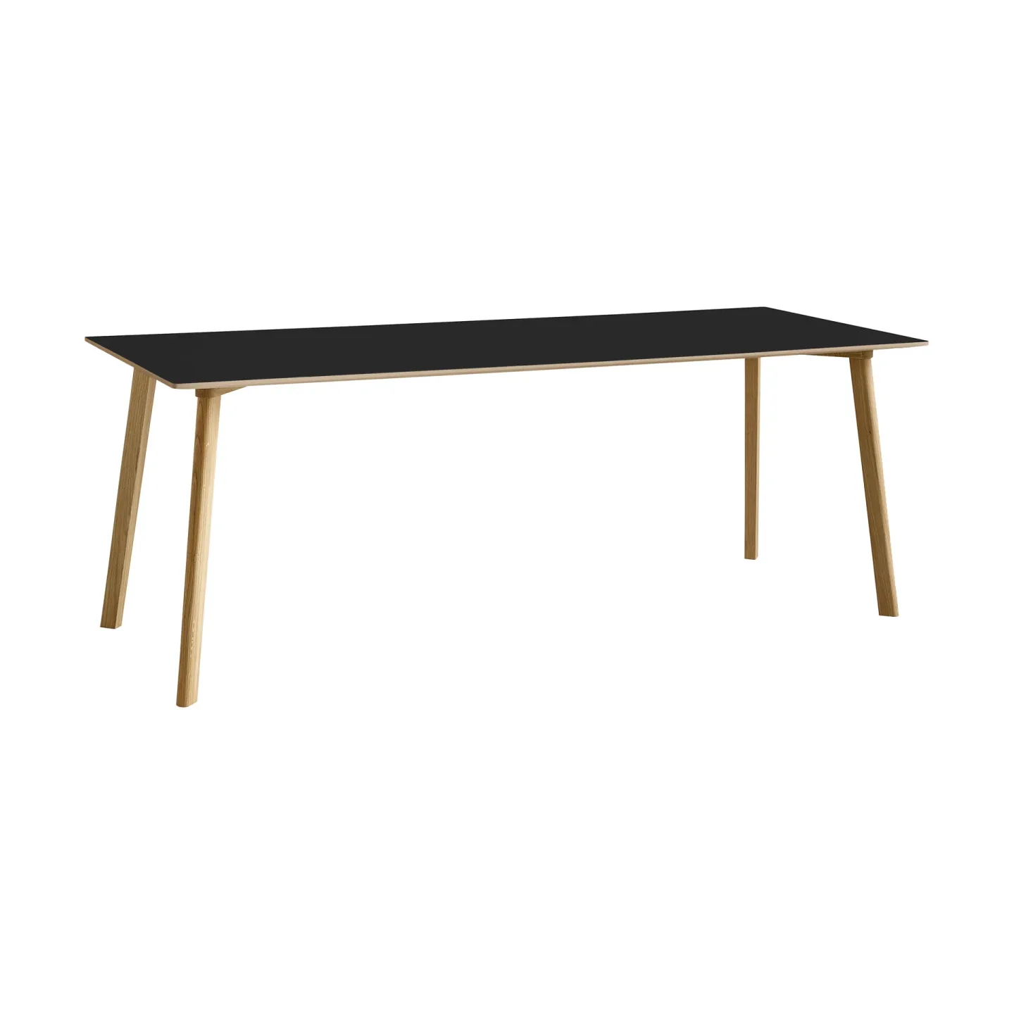 HAY CPH210 Deux 2.0 bord 75x200 cm Black laminate-lacquered oak