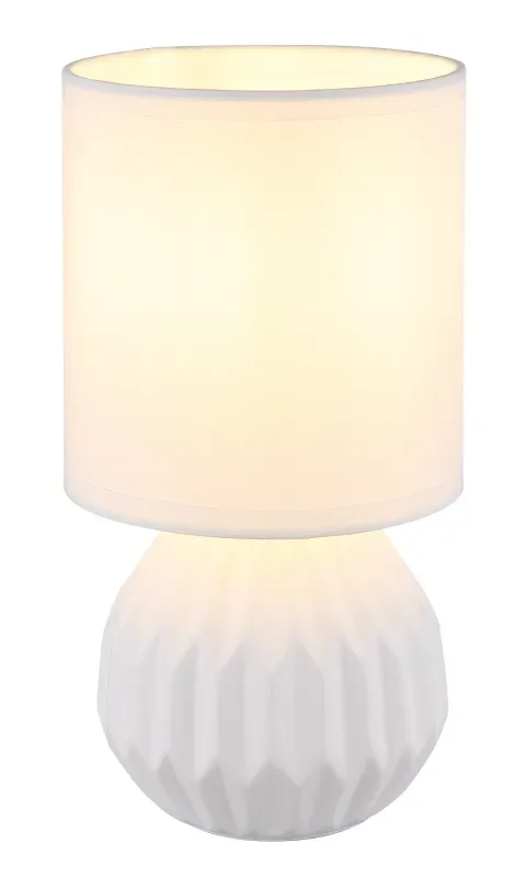 Globo Lighting - Sylas 23cm - Bordslampa - Vit