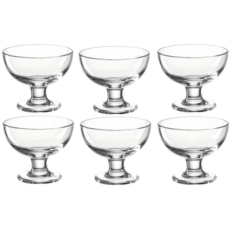 Dessertschalen-Set Leonardo Transparent Glas 15 cm 10 cm