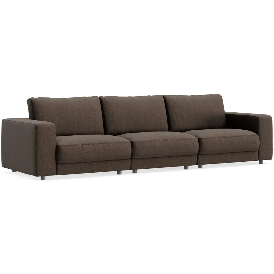 Sofa Ava Bezug: 59,7% Polyester 34,4% Polyacryl 5,9% Viskose brown B 320 T 107 cm - Möbel Konfigurator: Traummöbel individuell zusammenstellen