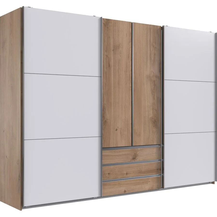 Kleiderschrank Mora Plankeneiche Holzwerkstoff B 300 cm