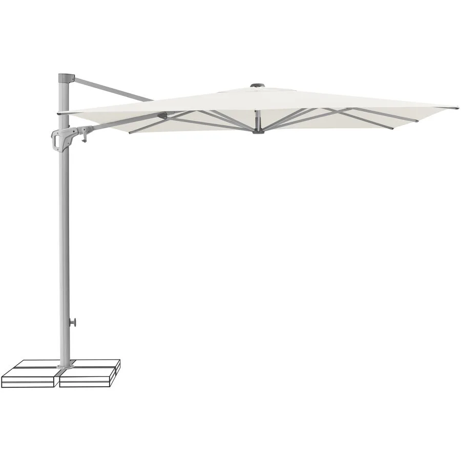 Suncomfort BY GLATZ Sonnenschirm Familyflex sand Polyester B 250 T 250 cm