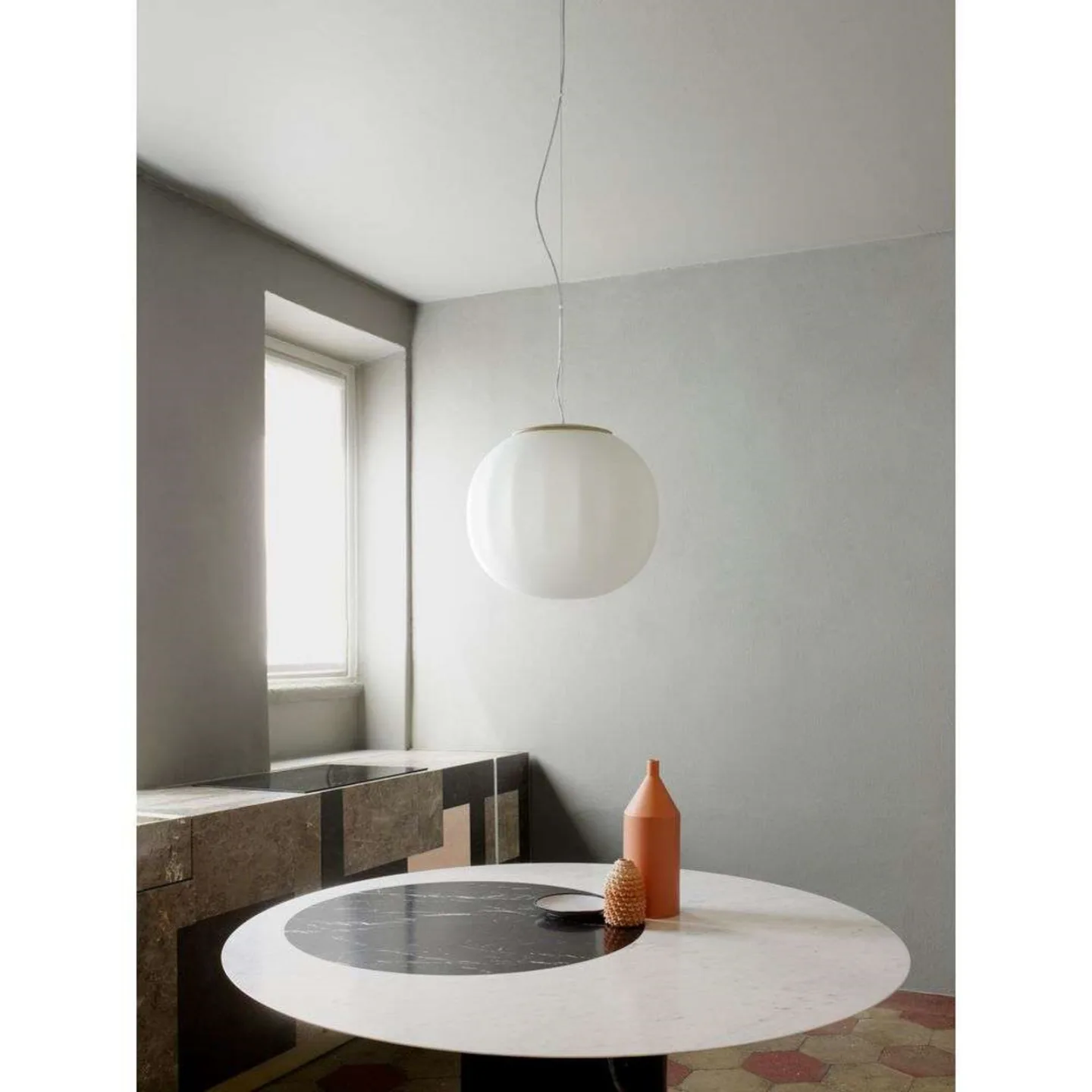Lita Pendel Ø42 Brass - Luceplan - Stue - Glas